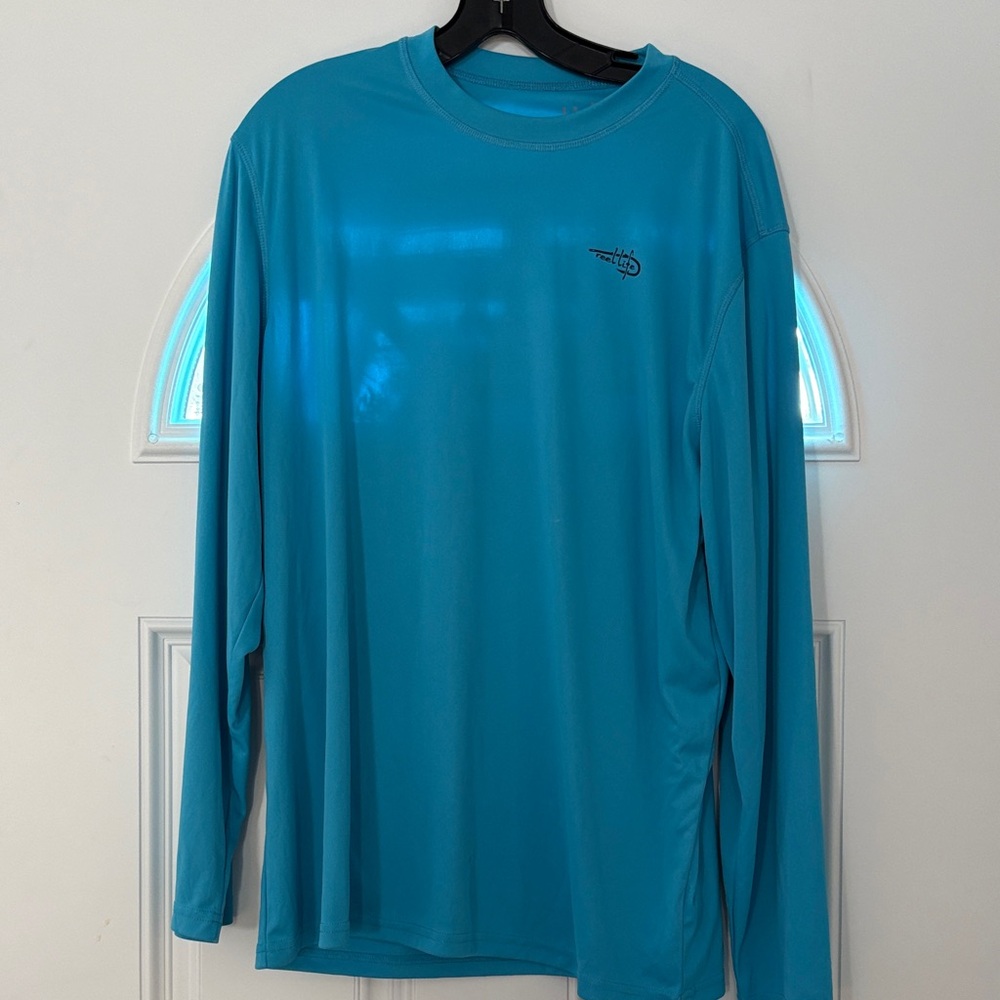 Aqua Long Sleeve Performance Shirt